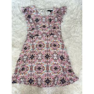 Three Pink Hearts Girls Sz. 16 Floral Dress. Delicate, Pretty. ** Nt. Desc**